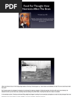 Download Food For Thought How Nutrients Affect The Brain  by mlaramd SN111220444 doc pdf