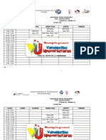 Horarios Ing Informatica Nuevo Ingreso 2012