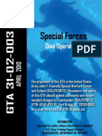 US Army - Special Forces Dive Operations (2010) GTA 31-02-003