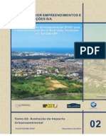 Estudo de Impacto Urbano Ambiental (EIUA) Do Horto Bela Vista, Salvador, BA - Tomo 2 - Avaliação de Impacto Urbano Ambiental