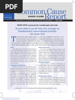 CCRI 2009-2010 Scorecard