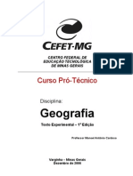 Apostila Geografia CEFET PDF