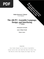 Download Solutions Mazidi - x86 5e - IRM by MunoBhai SN111234739 doc pdf