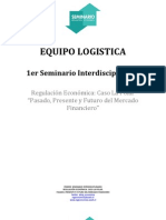 Logistica SEMINARIO REGULACIÓN ECONÓMICA