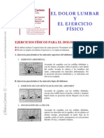 Ejercicios Dolor Lumbar