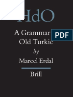 A Grammar of Old Turkic