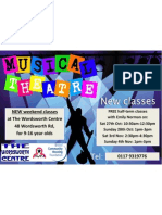 Musical Theatre Poster