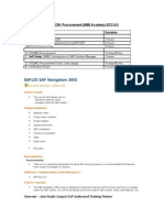 SAP125 SAP Navigation 2005: SAP SCM-Procurement (MM) Academy ECC 6.0