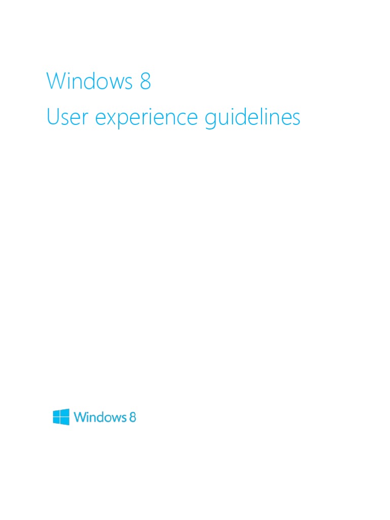 Win8 Uxg RTM | PDF | Page Layout | Windows 8
