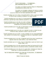 Los Hijos No Te Escuchan - Lectura de Reflexion