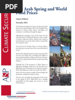 Download The Arab Spring and World Food Prices by The American Security Project SN111256588 doc pdf