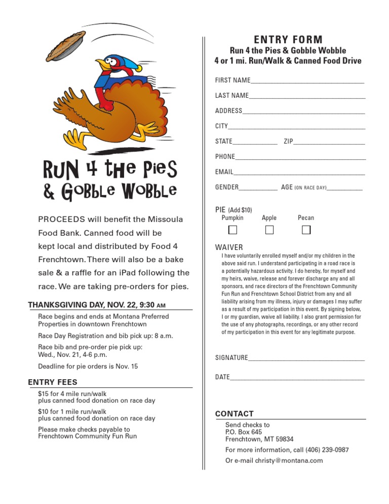 Run 4 The Pies & Gobble Wobble PDF