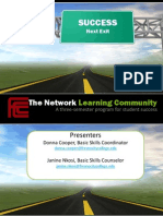 The Network: A Three-Semester Learning Community For Basic Skills Students