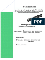 M06 - Détermination Des Dimensions Des Surfaces Et Des Volumes BTP-TDB 01