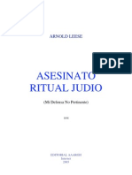 Arnold Leese  Asesinato Ritual Judío