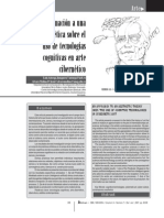 Teoria Estetica Sobre Uso de Tecnologias