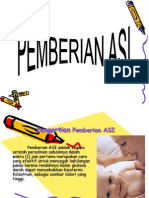 Pengertian Pemberian ASI