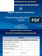 Hoja de Seguridad Del Producto (MSDS)