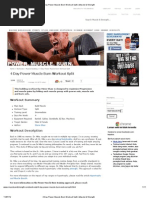 Download 4 Day Power Muscle Burn Workout Split by Wahyu Yuki Rpl SN111280560 doc pdf