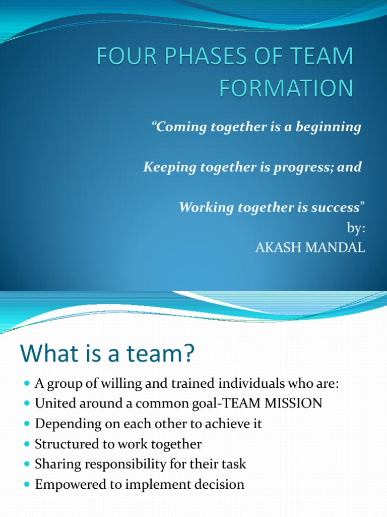 Understanding Team Dynamics and Stages | PDF