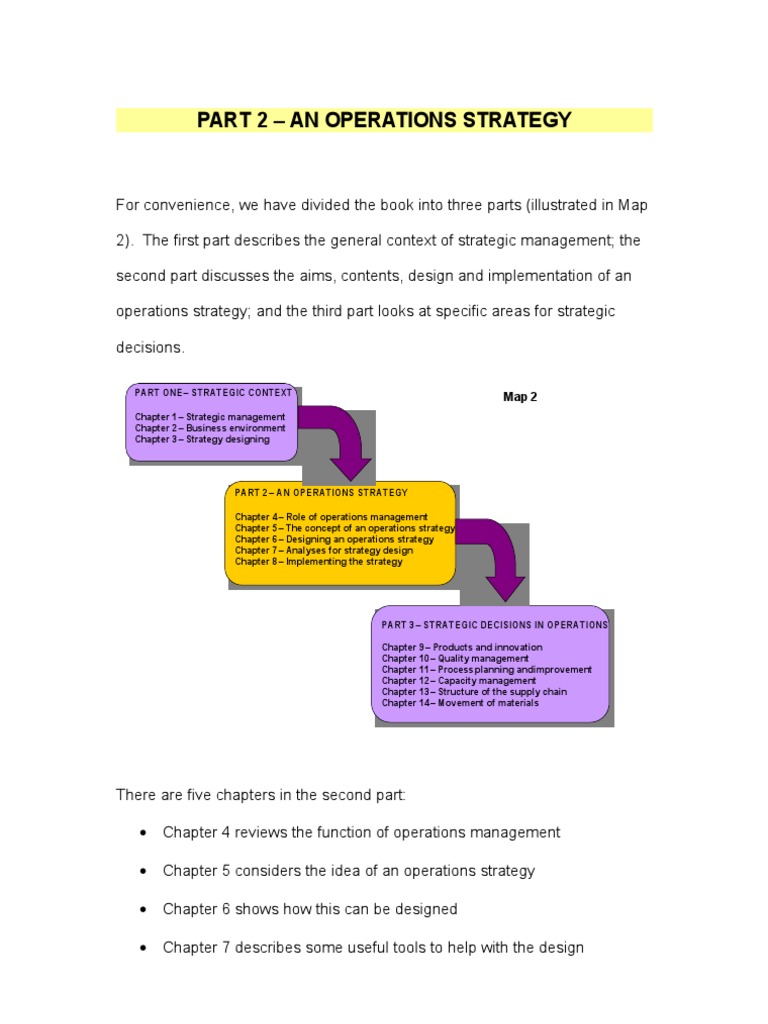 Operations Strategy Overview and Insights | PDF | Operations Management ...