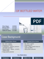 The Case of Bottled Water: Chloe Magna 11E5033 Michael Mate 1111123 Amit Khetan 1111243 Siddharth Sahoo 1111383