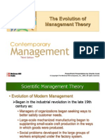 The Evolution of Management Theory: Powerpoint Presentation by Charlie Cook