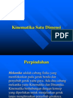 02 Kinematika Satu Dimensi