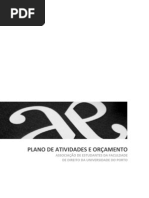Plano de Atividades . AEFDUP