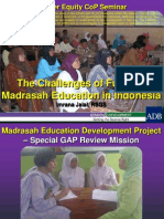 103421051 the Challenges of Funding Madrasah Education in Indonesia