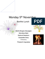 Stannington Theme Day Bonfire Lunch