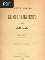 Vicente Dagnino - El Corregimiento de Arica | PDF | Naturaleza ...