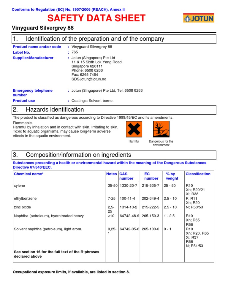 SDS Vinyguard Silvergrey 88 Marine_Protective English (Uk