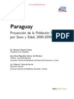 Proyeccion de La Poblacion Nacional Por Sexo y Edad, 2000 2050 - Paraguay - Portalguarani