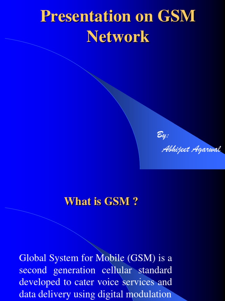 Overview of GSM Network Architecture | PDF | Radio Technology | Mobile ...
