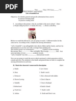 Download Life is Beautiful Worksheet by Jorge Andres Jimenez A SN111319484 doc pdf