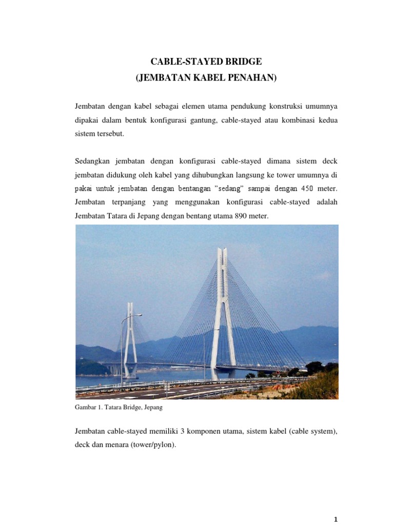 Cable Stayed Bridge PDF