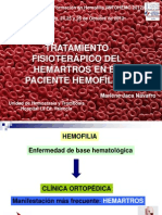 Tratamiento Fisioterápico Hemartros Pac Hemofilico - Doña Marlene Jaca. INFOHEMO 211012. 25.10.12
