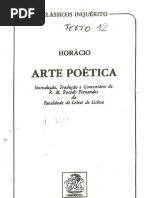 A Arte Poetica de HORACIO - Parte I