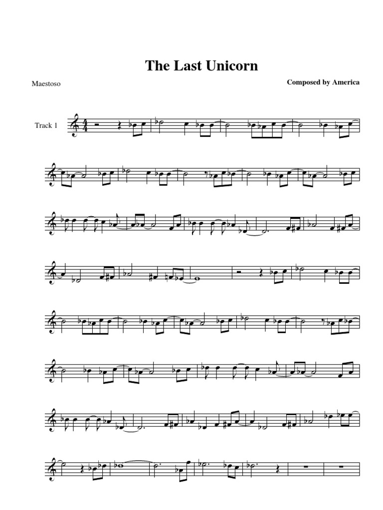 The Last Unicorn PDF