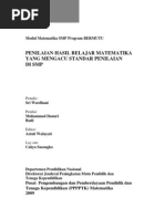 Download 20Penilaian Hasil Belajar Matematika Yang Mengacu Standar Penilaian Smp by ikamustika SN111341001 doc pdf