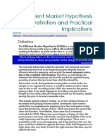 Efficient Market Hypothesis Explained: Definition and Implications