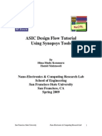 ASIC Design Flow Tutorial