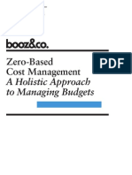 Zero Based Cost Management