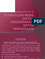 Terminologi Medis (Sistem Pencernaan & Sistem Pernapasan)