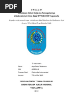 Download Kecelakaan Akibat Kerja dan Pencegahannya di Laboratorium Kimia Dasar STTN-BATAN Yogyakarta  by Wicaksono Argo Satrio SN111349183 doc pdf