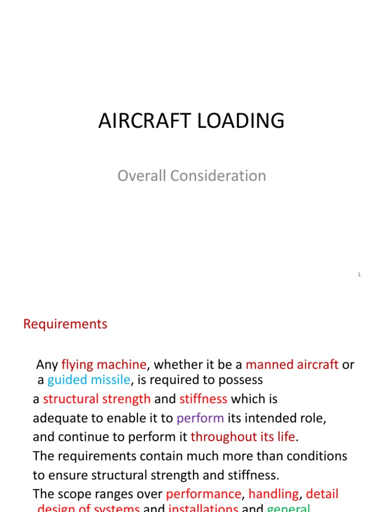 Aircraft Loading 5 PDF Aircraft Structural Load