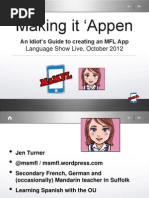 Making It 'Appen - @MSMFL - LSLive2012 - Full Presentation