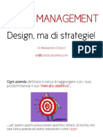 Brand Management: Design, Ma Di Strategie!