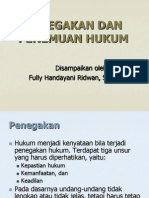 Materi PIH-Penegakan Hukum